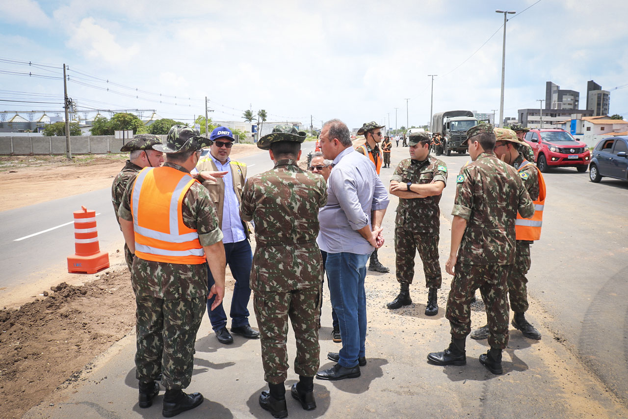 Exército retoma obras de ampliação da BR-230 entre Cabedelo e João Pessoa e  planeja concluir serviços até outubro